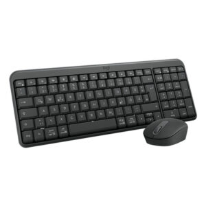 Logitech MK250 Compact Bluetooth Wireless Combo teclado Ratón incluido Universal RF Wireless + Bluetooth QWERTZ Alemán Grafito