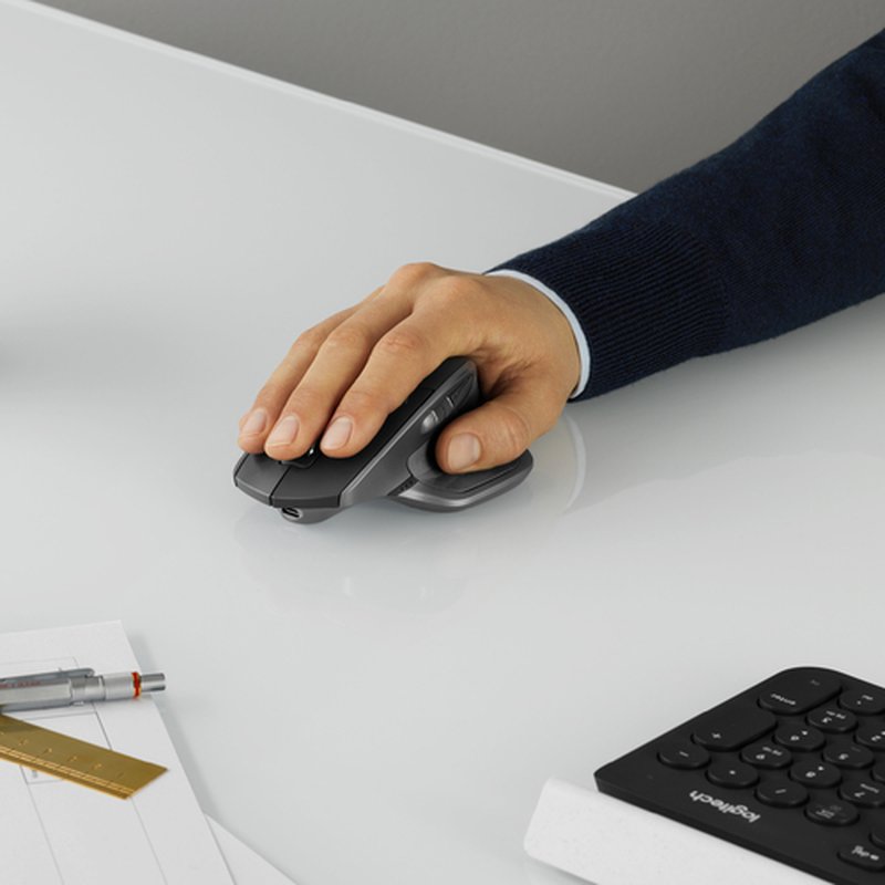 Logitech MX Master 2S Wireless Mouse ratón mano derecha RF Wireless + Bluetooth Laser 1000 DPI - Imagen 2