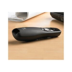 Logitech Wireless Presenter R400 apuntador inalámbricos RF Negro