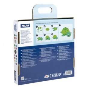 Alternative view of MALETÍN 16 BOTES PASTA BLANDA SOFT DOUGH DE 30GR COLORES SURTIDOS (INCLUYE NEÓN Y GLITTER) MILAN 913316SC