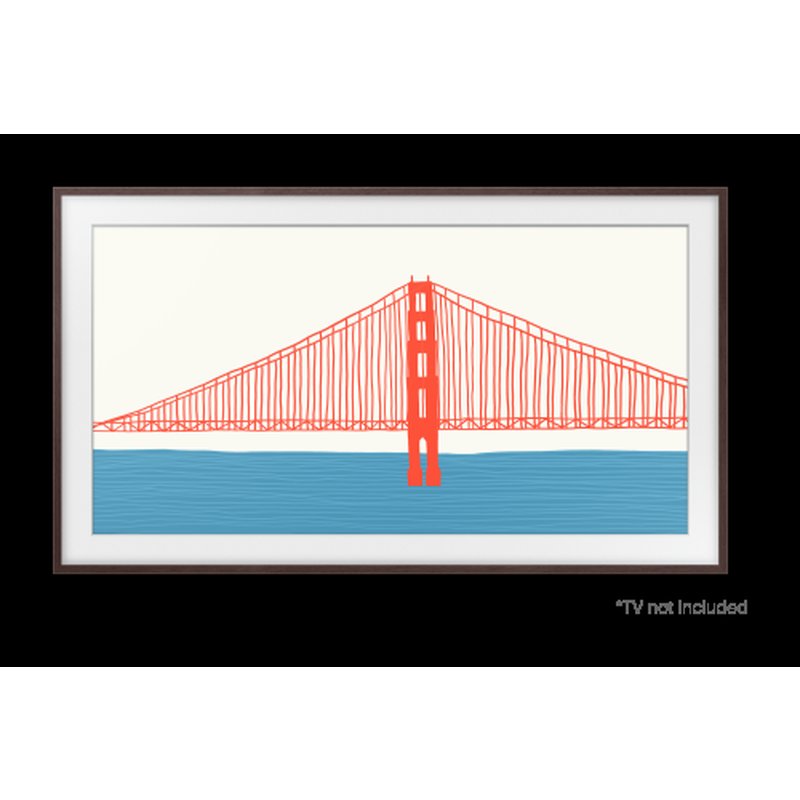 MARCO TV SAMSUNG 43" MONTURA, MARRON, PLASTICO, 109,2 CM - Imagen 2