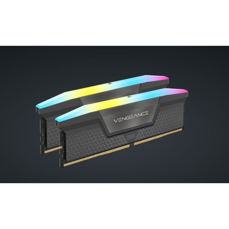 MEMORIA CORSAIR DDR5 32GB 2X16GB PC5600 VENGEANCE RGB CMG32GX5M2B5600Z40