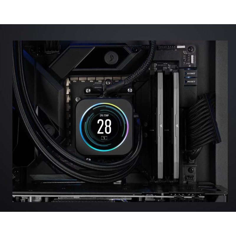 MEMORIA CORSAIR DDR5 64GB 2X32GB PC5600 VENGEANCE RGB CMG64GX5M2B5600Z40 - Imagen 2
