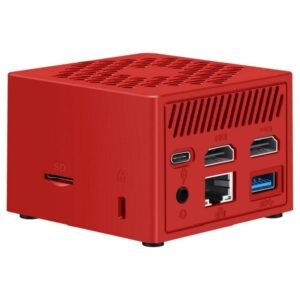 MINI PC LEOTEC INTEL N100 12GB 256GB M.2 WIN11 PRO PRE-INSTAL ROJO