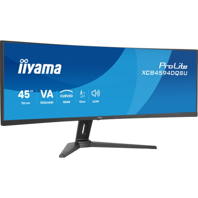 MONITOR IIYAMA PANTALLA CURVA PARA PC 113 CM (45") 5120 X 1440 PIXELES DUAL QHD LED PANEL VA USB-C HDMI DISPLAYPORT - Imagen 2