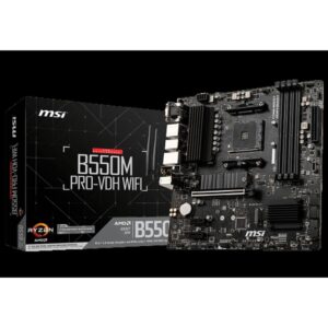 MSI B550M PRO-VDH WIFI placa base AMD B550 Zócalo AM4 micro ATX