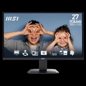 MSI Pro MP273U pantalla para PC 68,6 cm (27") 3840 x 2160 Pixeles 4K Ultra HD Negro