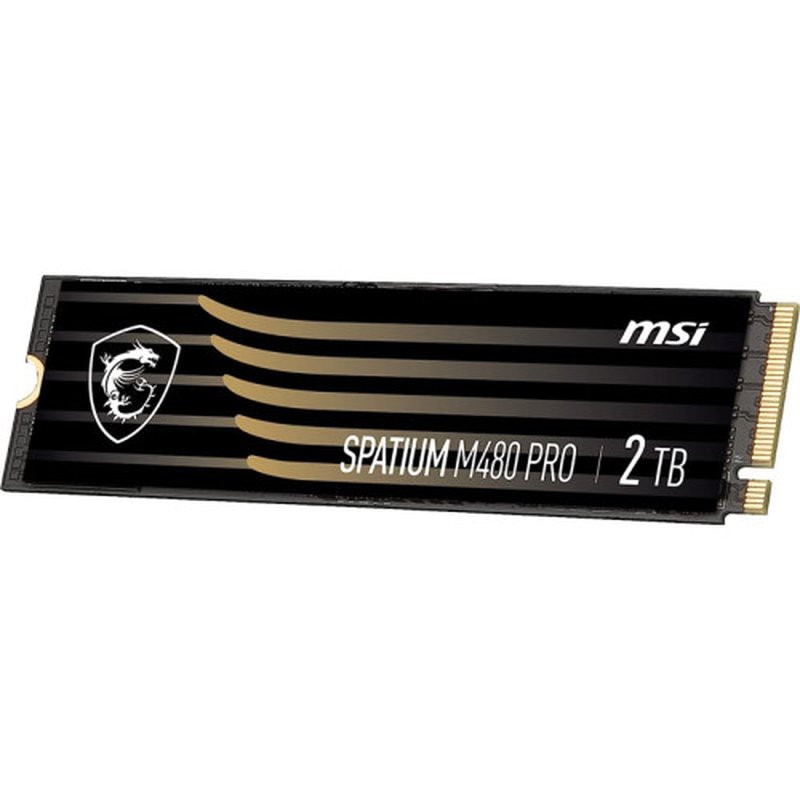 MSI SPATIUM M480 PRO PCIE 4.0 NVME M.2 2TB unidad de estado sólido PCI Express 4.0 3D NAND MSI SPATIUM M480 PRO PCIE 4.0 NVME M.2 2TB unidad de estado sólido PCI Express 4.0 3D NAND
