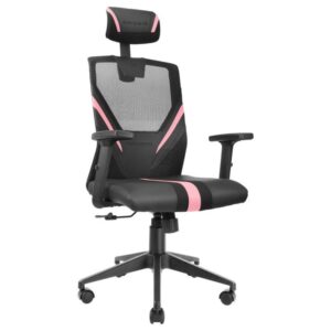 Mars Gaming MGCERGOBPK Silla Gaming, Rosa, Grande