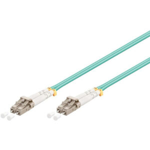 Microconnect FIB442010-FLAT Cable de fibra óptica e InfiniBand 10 m LC Color aguamarina