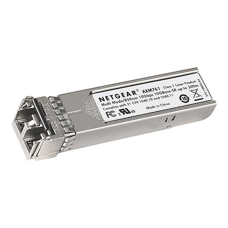 NETGEAR 10 Gigabit SR SFP+ Module red modulo transceptor 10000 Mbit/s