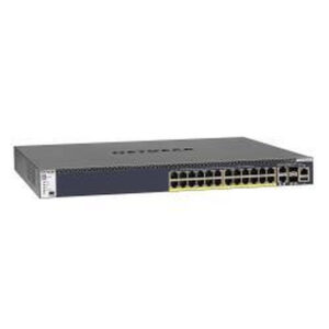 NETGEAR M4300-28G-PoE+ Gestionado L3 Gigabit Ethernet (10/100/1000) Energía sobre Ethernet (PoE) 1U Negro