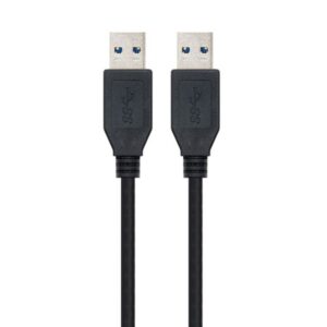 Alternative view of Nanocable 10.01.1001-BK cable USB 1 m USB 3.2 Gen 1 (3.1 Gen 1) USB A Negro