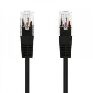 Alternative view of Nanocable 10.20.0401-BK cable de red Negro 1 m Cat6e U/UTP (UTP)
