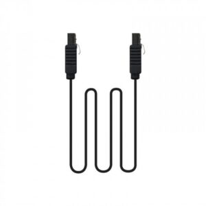 Alternative view of Nanocable CABLE SATA III DATOS 6G CON ANCLAJES, NEGRO, 0.5 M