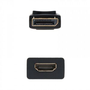 Alternative view of Nanocable CONVERSOR DISPLAYPORT A HDMI DP/M-HDMI/H NEGRO 15 CM