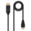 Nanocable Cable Conversor DISPLAYPORT a HDMI, DP/M - HDMI/M, Negro, 1 m Nanocable Cable Conversor DISPLAYPORT a HDMI, DP/M - HDMI/M, Negro, 1 m