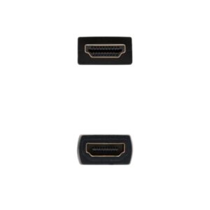 Nanocable Cable HDMI 2.0 Prolongador A/M-A/H, Negro, 1 m