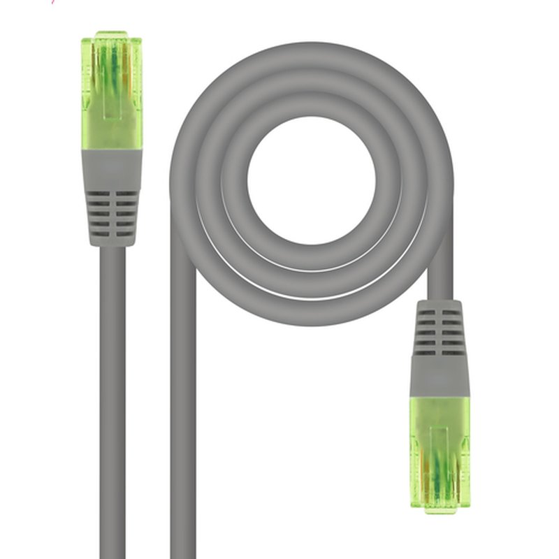 Nanocable Cable de Red Latiguillo RJ45 CAT.6 UTP AWG26 CCA, Gris, 30 m