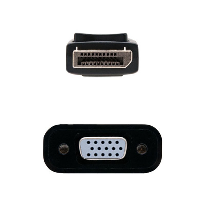 Nanocable Conversor DisplayPort a sVGA, DisplayPort/M-sVGA/H, Negro, 15 cm Nanocable Conversor DisplayPort a sVGA, DisplayPort/M-sVGA/H, Negro, 15 cm - Imagen 2