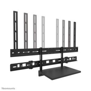 Neomounts AV60-500BL Kit compuesto por barra de videoconferencia y soporte para ordenador portátil 43-110" - VESA - máx 8 kg - universal