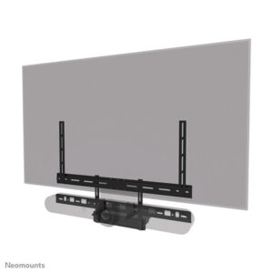 Neomounts AV60-500BL Kit compuesto por barra de videoconferencia y soporte para ordenador portátil 43-110" - VESA - máx 8 kg - universal
