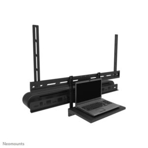 Neomounts AV60-500BL Kit compuesto por barra de videoconferencia y soporte para ordenador portátil 43-110" - VESA - máx 8 kg - universal