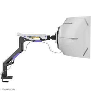 Neomounts DS70-256BL1 Brazo de monitor gaming 24-57" - resorte de gas - Topfix - Tope-a-180°