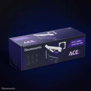 Neomounts DS70-256BL1 Brazo de monitor gaming 24-57" - resorte de gas - Topfix - Tope-a-180°