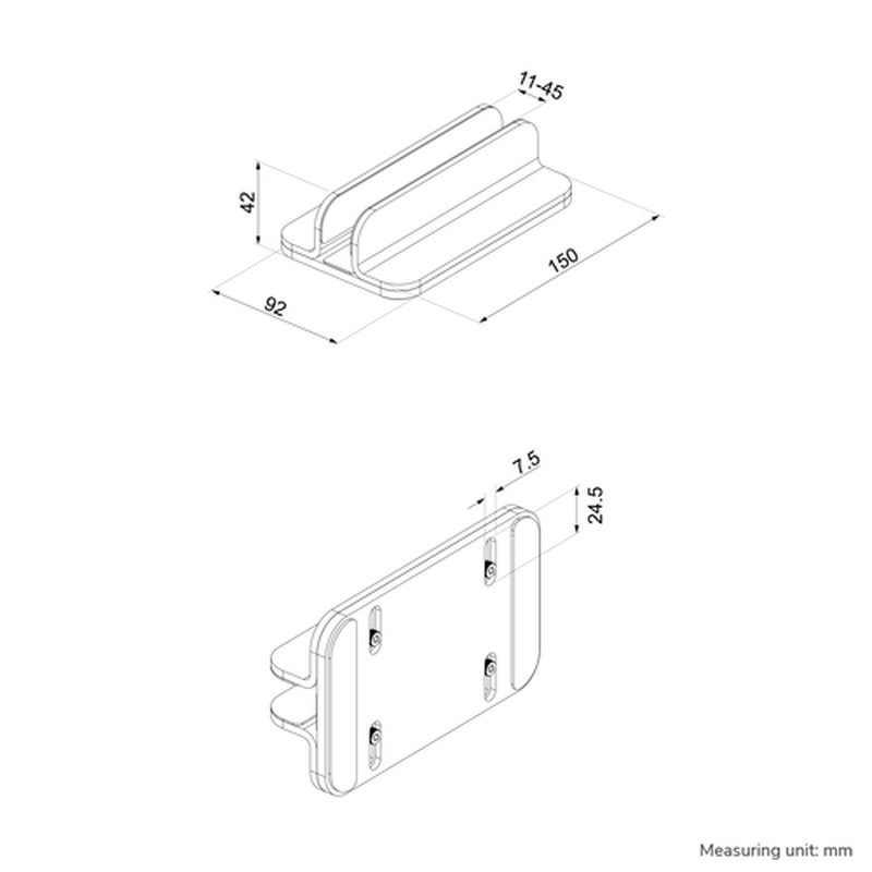 Neomounts NSLS300SILVER Soporte para portátil 11-17" - universal Neomounts NSLS300SILVER Soporte para portátil 11-17" - universal - Imagen 12