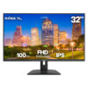 Nilox MONITOR 32 IPS 4MS HDMI VGA 100HZ pantalla para PC 81,3 cm (32") 1920 x 1080 Pixeles Full HD LCD