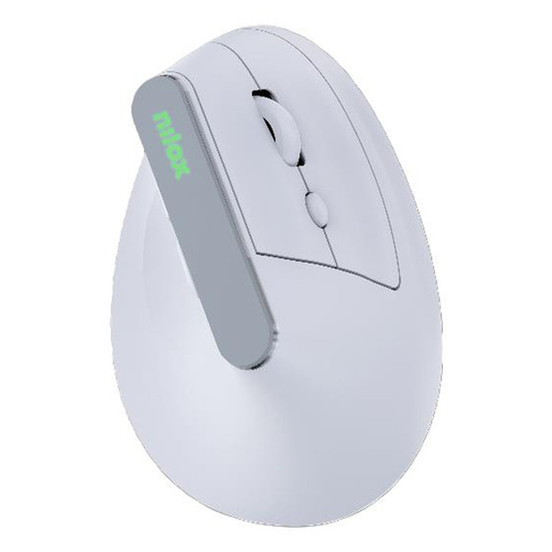 Nilox NXMOEVR01W ratón Universal mano derecha RF Wireless + Bluetooth Óptico 1600 DPI