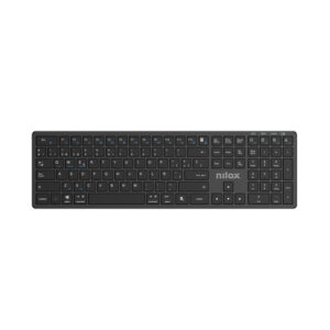 Nilox PRO WIRELESS BLACK ESPANOL teclado Hogar / Oficina USB + Bluetooth QWERTY Español Negro