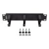 ORGANIZADOR DE CABLES LANBERG 3 ANILLAS 10" 1U TIPO B NEGRO