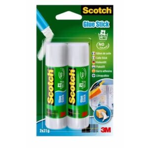 PACK 2 BARRAS ADHESIVO PERMANENTE CLASSIC LINE 21GR 6242C SCOTCH 7100115623