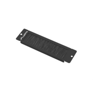 PANEL CEPILLO PASACABLES LANBERG PARA RACK 10" NEGRO