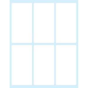 PAQUETE 10 HOJAS ETIQUETAS BLANCAS EN SOBRE-74X38 MM TICO E-7438