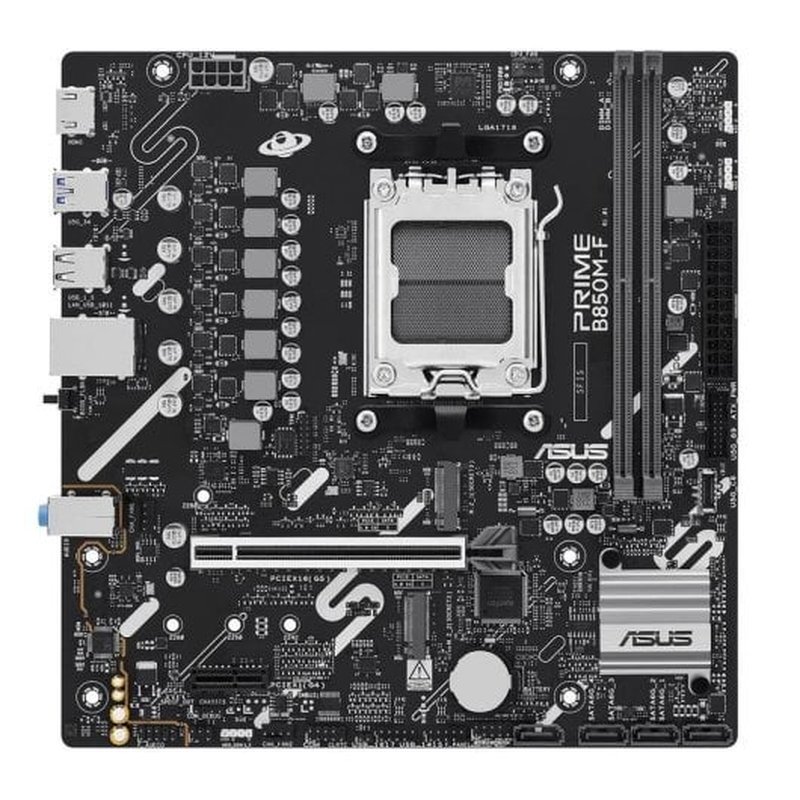 PLACA ASUS PRIME B850M-F,AMD,AM5,B850,2DDR5,128GB,1HDMI,4SATA3+2M.2,GBLAN,5USB3.2,MATX PLACA ASUS PRIME B850M-F,AMD,AM5,B850,2DDR5,128GB,1HDMI,4SATA3+2M.2,GBLAN,5USB3.2,MATX - Imagen 3