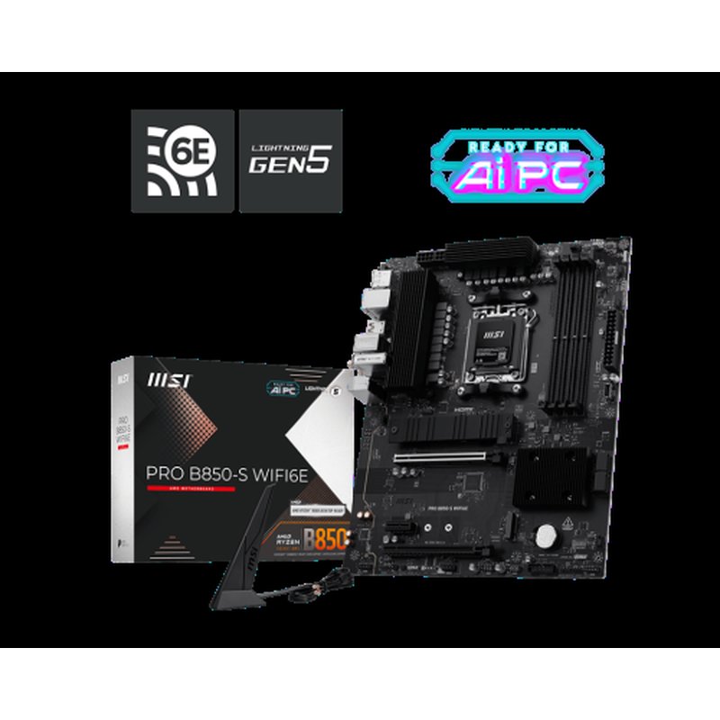 Placa Base Msi Pro B850 - S Wifi6e Placa Base Msi Pro B850 - S Wifi6e - Imagen 2