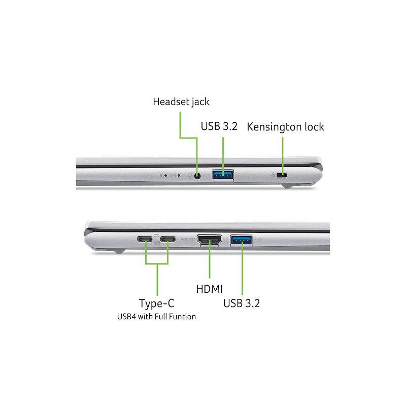 PORTATIL ACER ASPIRE GO 15 (NX.JRREB.00Z) 15,6" FHD LED LCD, CI7-150U, 16GB, 1TB, W11H - Imagen 8