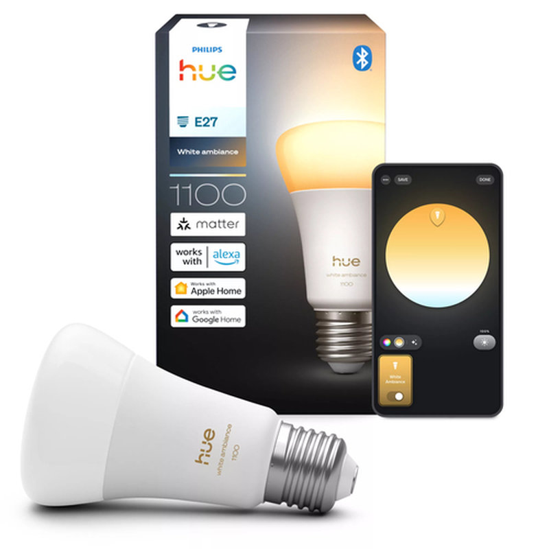 Philips Hue White ambiance Bombilla inteligente A60 - E27 - 1100 - Imagen 3