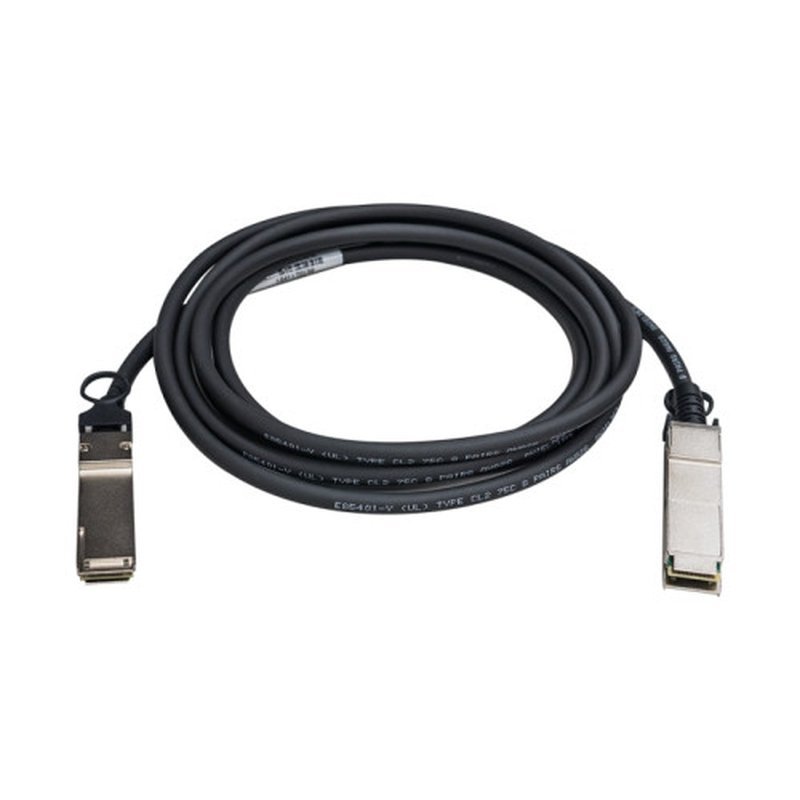 QNAP CAB-NIC40G30M-QSFP cable infiniBanc 3 m QSFP+ Negro QNAP CAB-NIC40G30M-QSFP cable infiniBanc 3 m QSFP+ Negro