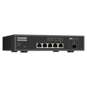 QNAP QSW-L3205-1C4T 4 Gestionado 10G Ethernet (100/1000/10000) Escritorio Negro
