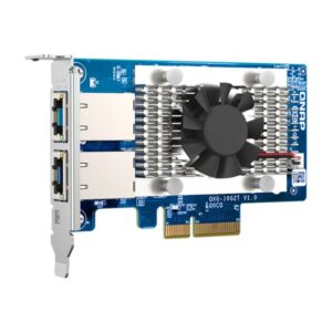 QNAP QXG-10G2T adaptador y tarjeta de red Interno Ethernet 10000 Mbit/s