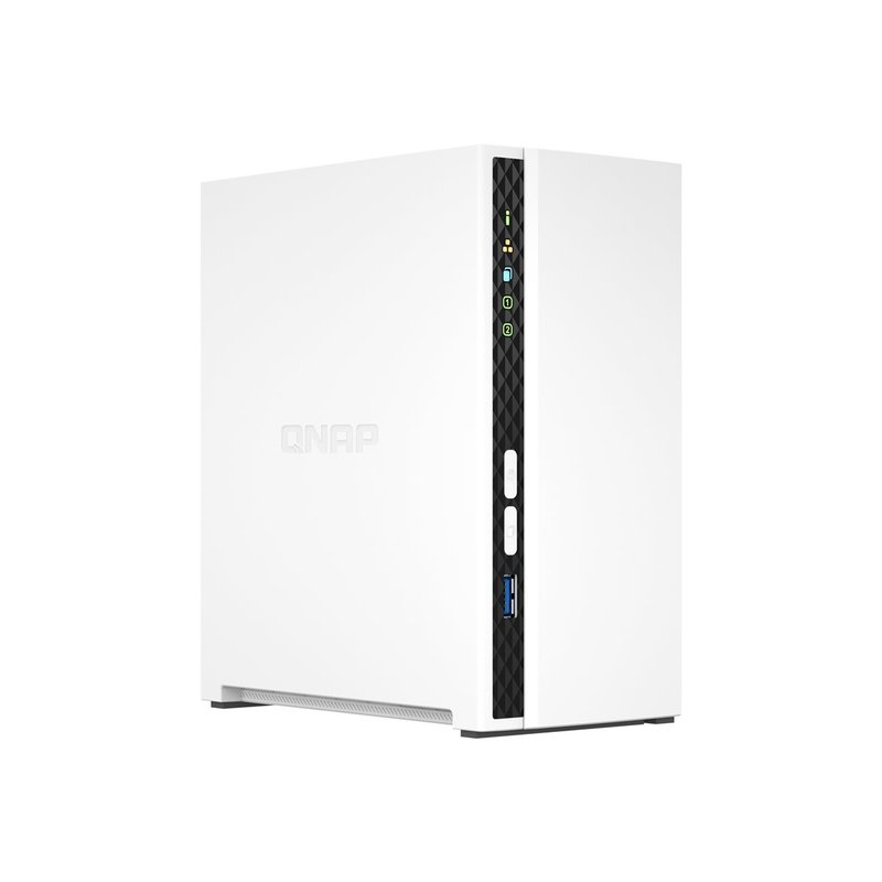 QNAP TS-233 servidor de almacenamiento NAS Mini Tower Ethernet Blanco Cortex-A55