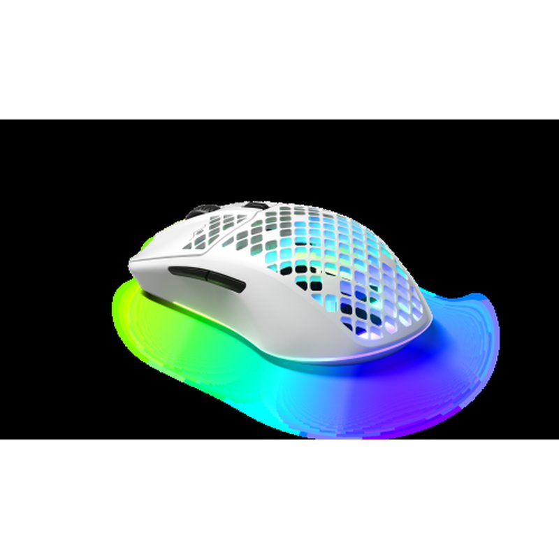RATON STEELSERIES AEROX 3 WIRELESS BLANCO (62608) LANZAMIENTO EN 2022!!!! - Imagen 2