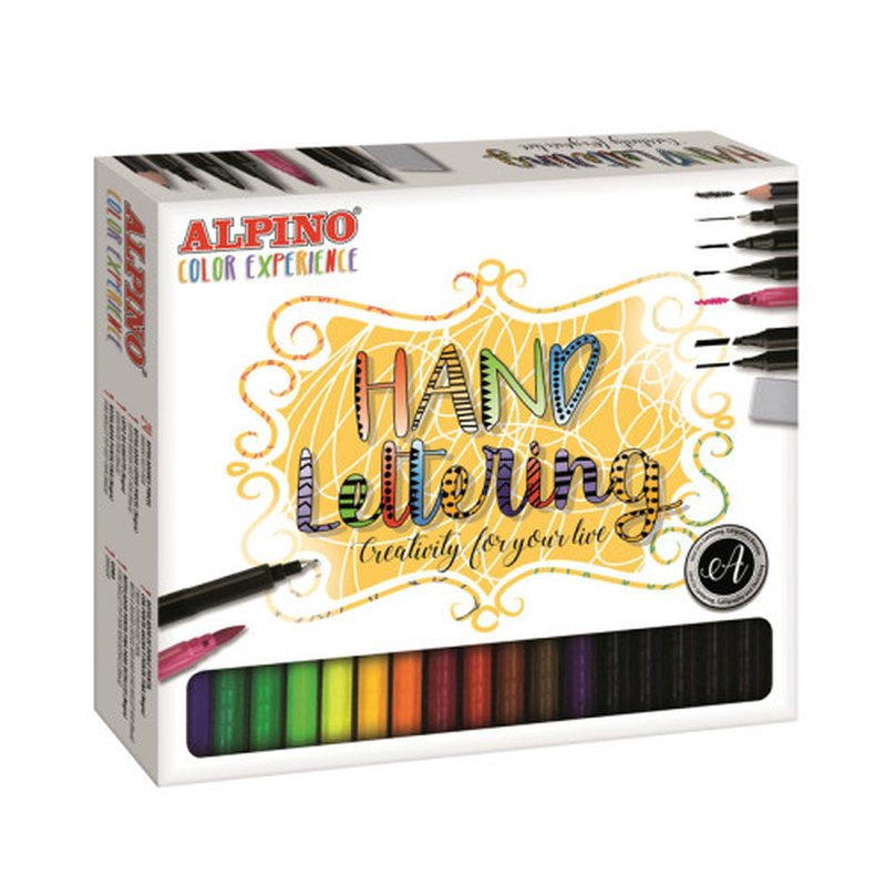 SET ROTULADORES HAND LETTERING COLOR EXPERIENCE ALPINO AR000701