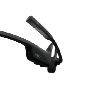 SHOKZ OpenComm2 UC 2025 Upgrade Auriculares Inalámbrico gancho de oreja Oficina/Centro de llamadas Bluetooth Negro