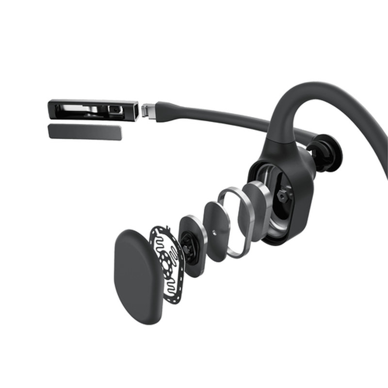 SHOKZ OpenComm2 UC 2025 Upgrade Auriculares Inalámbrico gancho de oreja Oficina/Centro de llamadas Bluetooth Negro - Imagen 4