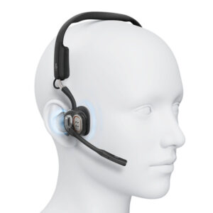 SHOKZ OpenMeet Auriculares Inalámbrico gancho de oreja Oficina/Centro de llamadas USB Tipo C Bluetooth Negro